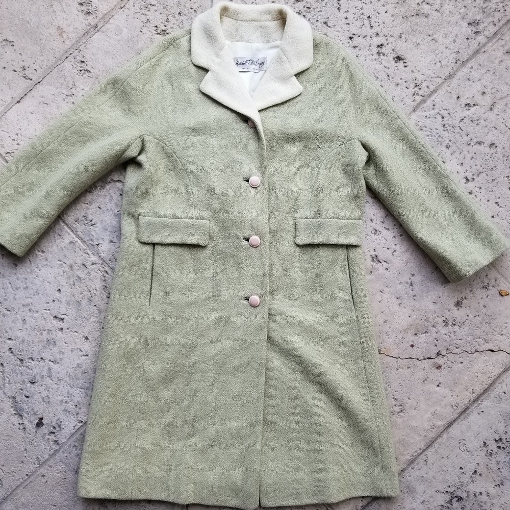 1960s Marshall Field & CO. Country Tweed Trench Coat